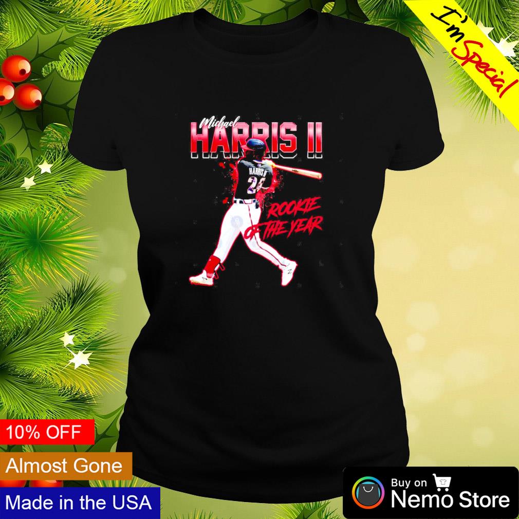Michael Harris II Atlanta Braves Rookie of the year - Adult & Kids T-Shirts, Sweatshirts & Hoodies apparel design preview 3