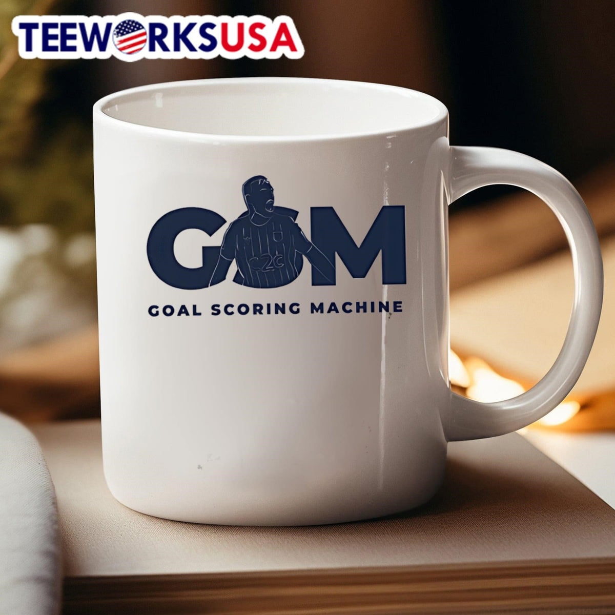 GSM goal scoring machine - Adult & Kids T-Shirts, Sweatshirts & Hoodies apparel design preview 4