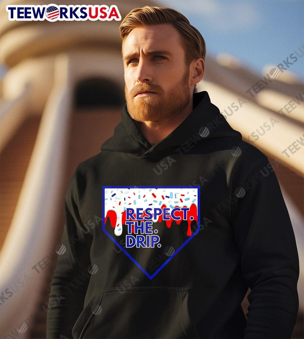 Respect The Drip baseball - Adult & Kids T-Shirts, Sweatshirts & Hoodies apparel design preview 3