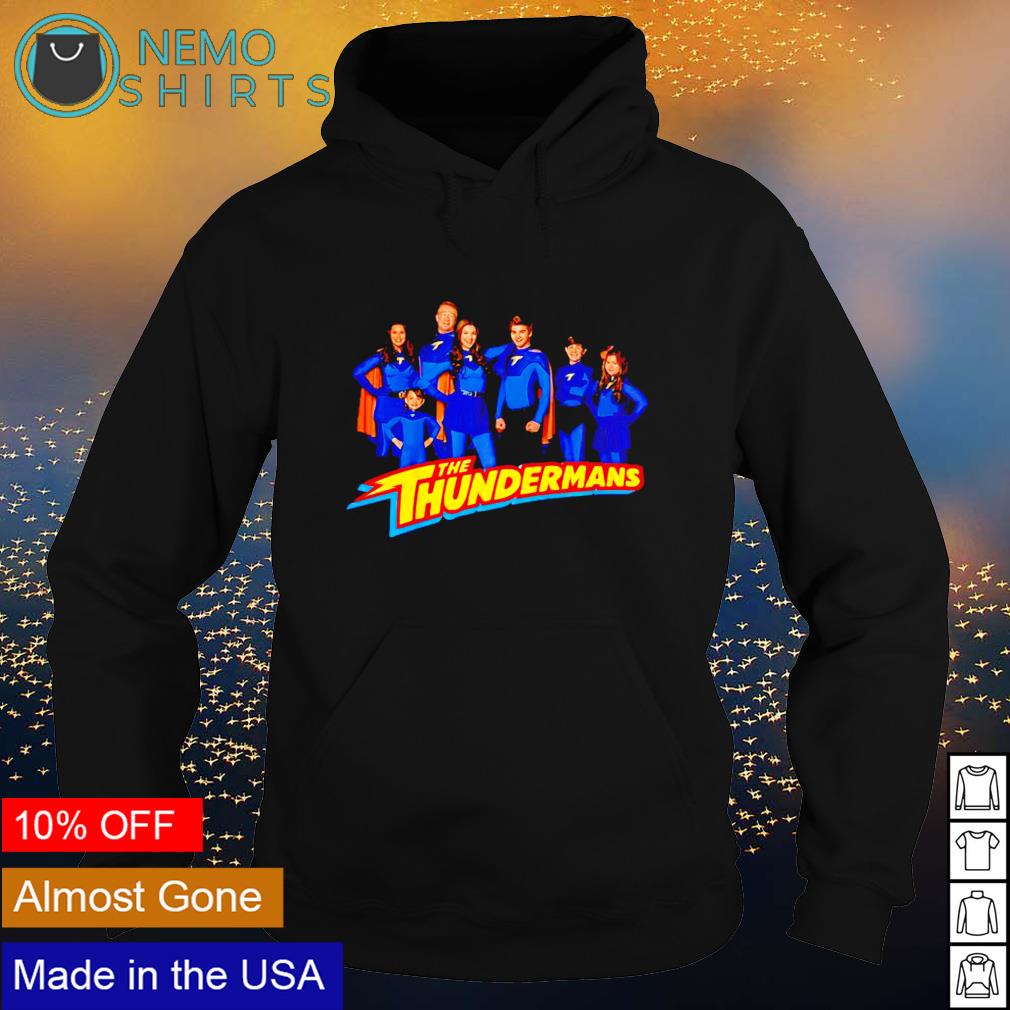The thundermans family group shot logo - Adult & Kids T-Shirts, Sweatshirts & Hoodies apparel design preview 2