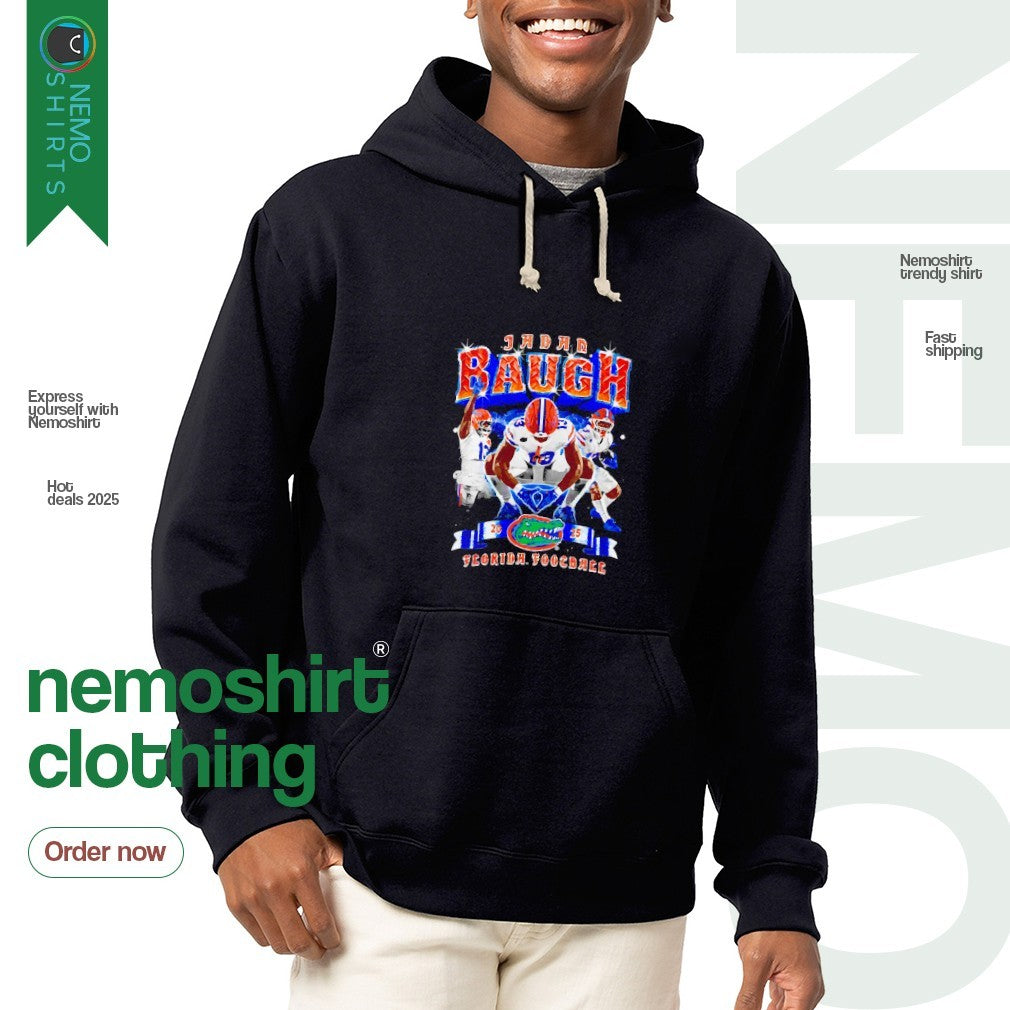 Jadan Baugh Florida Gators 2025 player collage - Adult & Kids T-Shirts, Sweatshirts & Hoodies apparel design preview 2