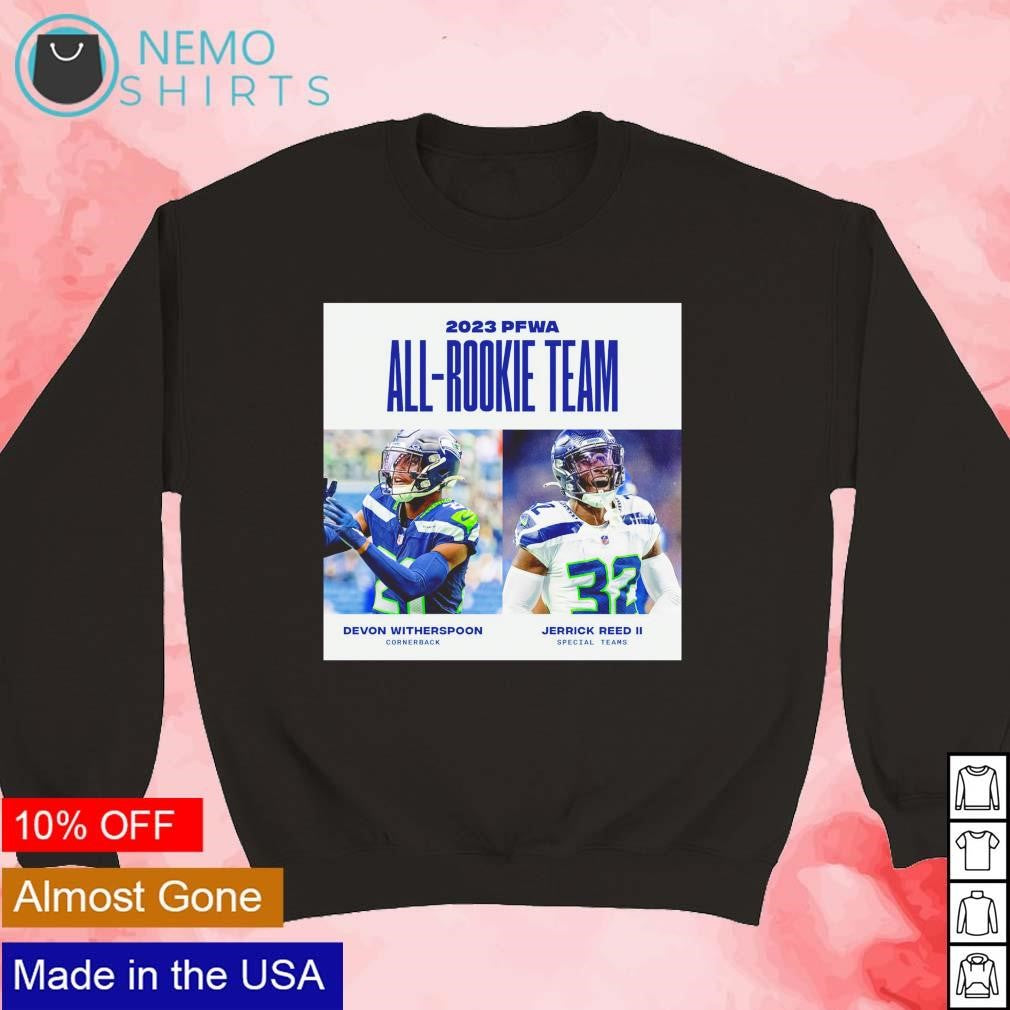 Devon Witherspoon and Jerrick Reed II 2023 PFWA All - Adult & Kids T-Shirts, Sweatshirts & Hoodies apparel design preview 5