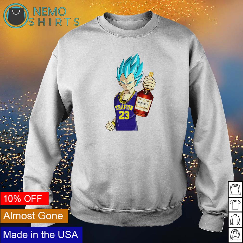 Hennessy Trappin Vegeta 23 - Adult & Kids T-Shirts, Sweatshirts & Hoodies apparel design preview 4