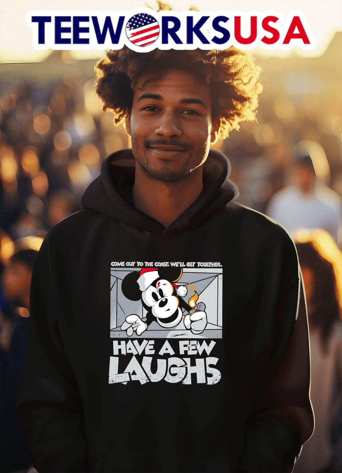 Mickey come out to the coast we'll get together have - Adult & Kids T-Shirts, Sweatshirts & Hoodies apparel design preview 2