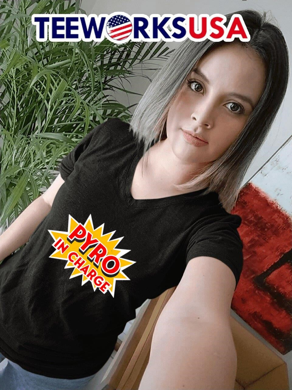 Pyro in Charge - Adult & Kids T-Shirts, Sweatshirts & Hoodies apparel design preview 7