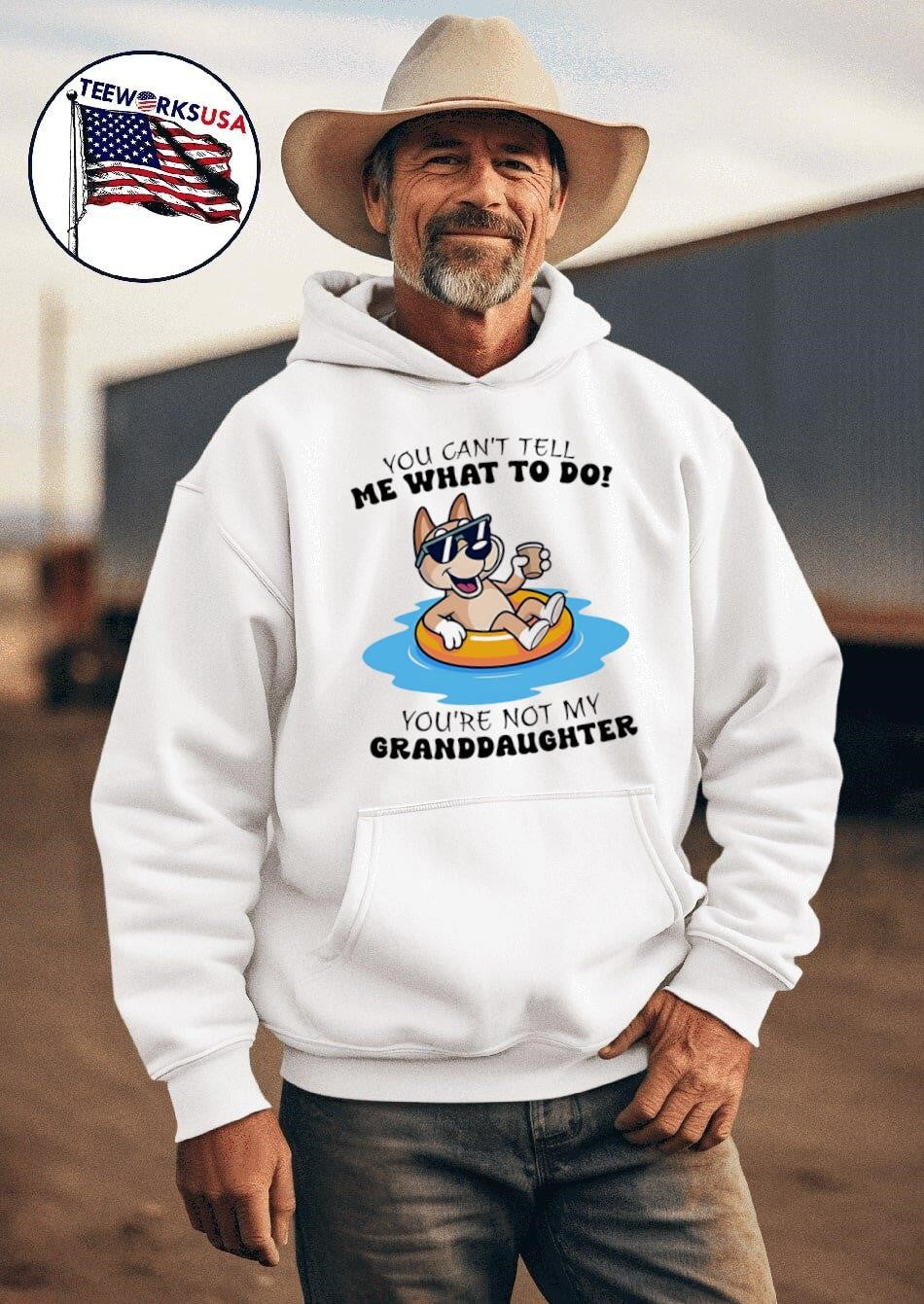 Dog you can't tell me what to do you're not my - Adult & Kids T-Shirts, Sweatshirts & Hoodies apparel design preview 2