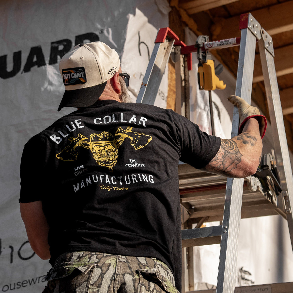 Blue Collar Hatchet Men's - Adult & Kids T-Shirts, Sweatshirts & Hoodies apparel design preview 11