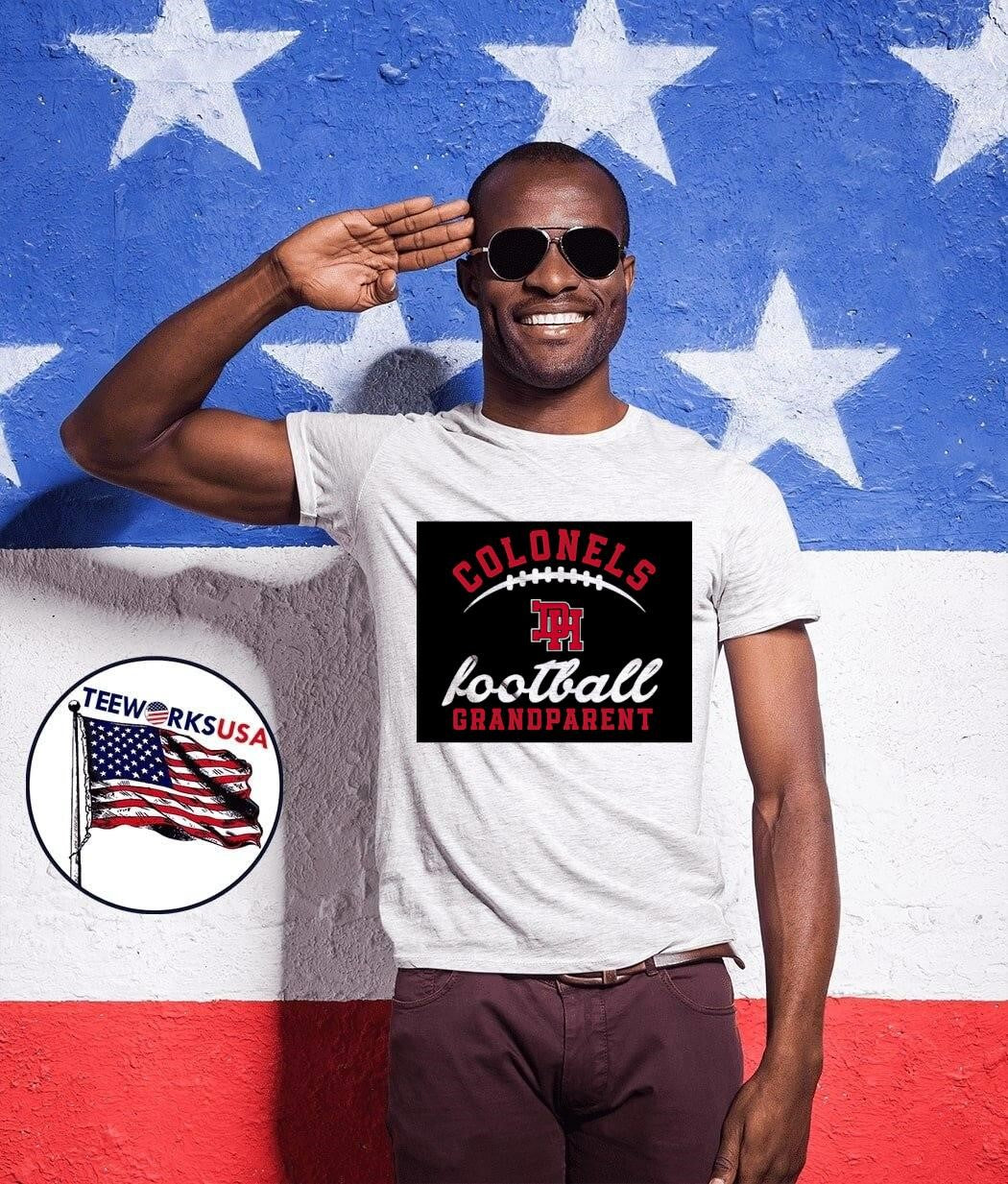 Dixie Youth Colonels Football Grandparent - Adult & Kids T-Shirts, Sweatshirts & Hoodies apparel design preview 1