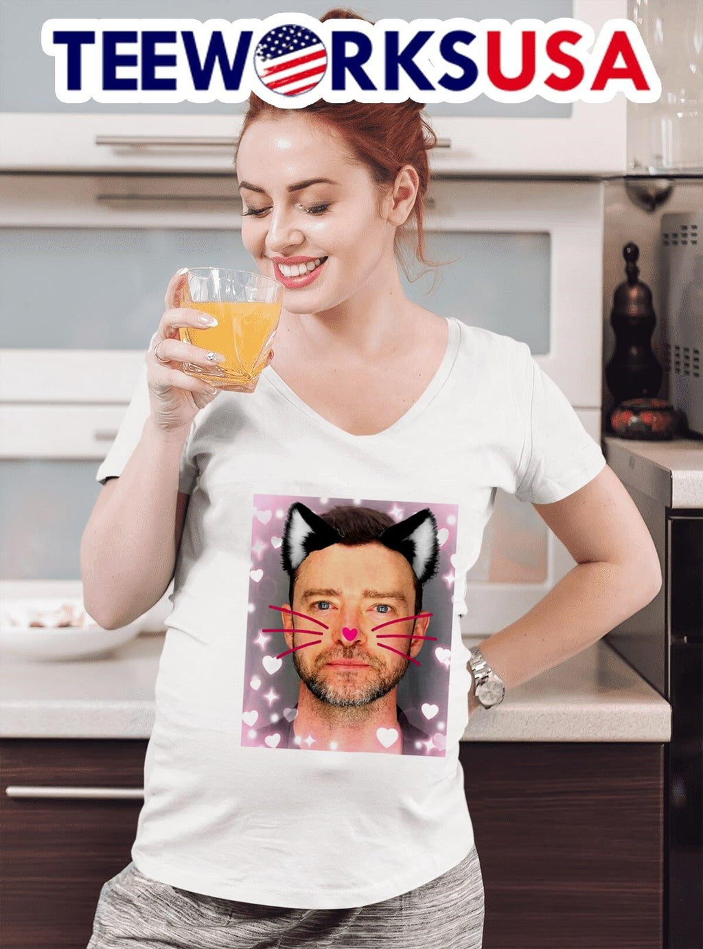 Catboy JT mugshot cringey funny - Adult & Kids T-Shirts, Sweatshirts & Hoodies apparel design preview 4