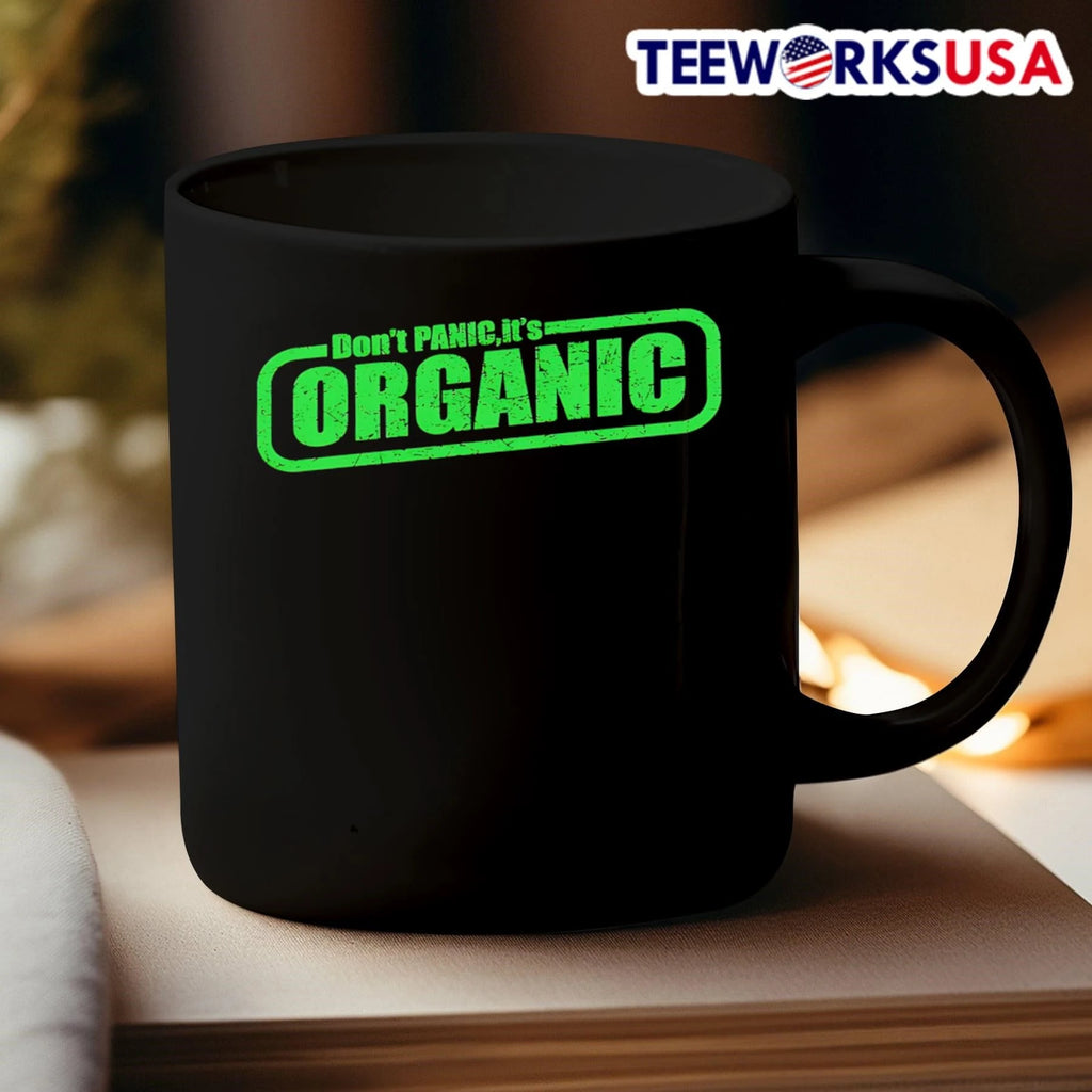 Don't Panic, It's Organic - Adult & Kids T-Shirts, Sweatshirts & Hoodies apparel design preview 3