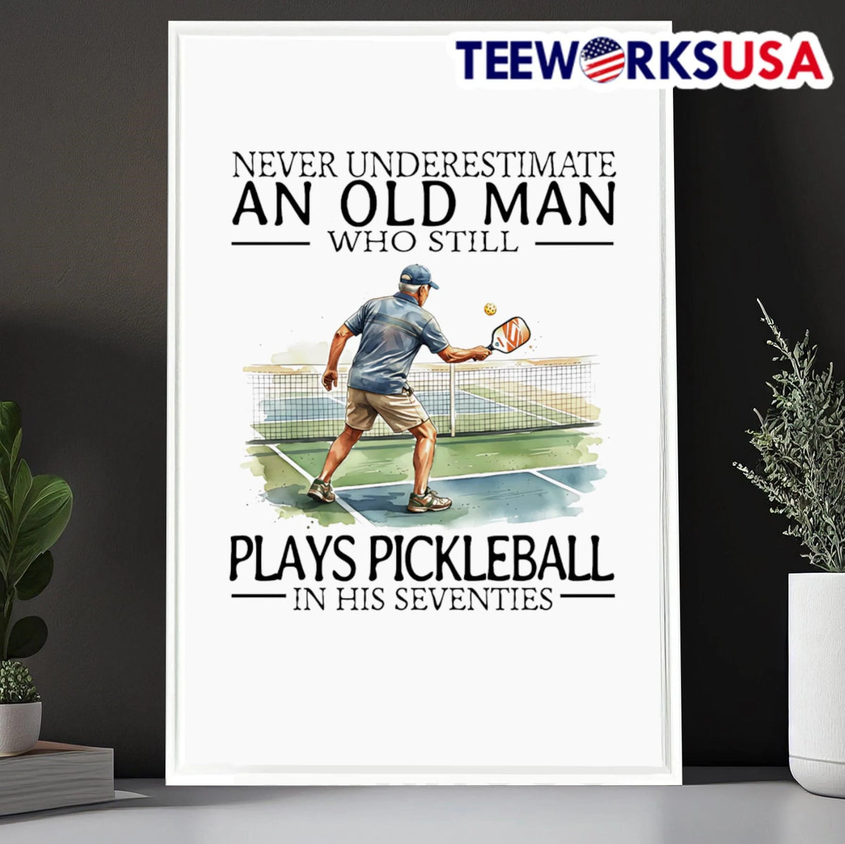 Never Underestimate An Old Man Who Still Plays - Adult & Kids T-Shirts, Sweatshirts & Hoodies apparel design preview 6