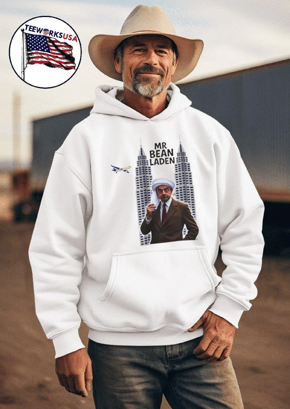 Mr Bean Laden funny - Adult & Kids T-Shirts, Sweatshirts & Hoodies apparel design preview 2