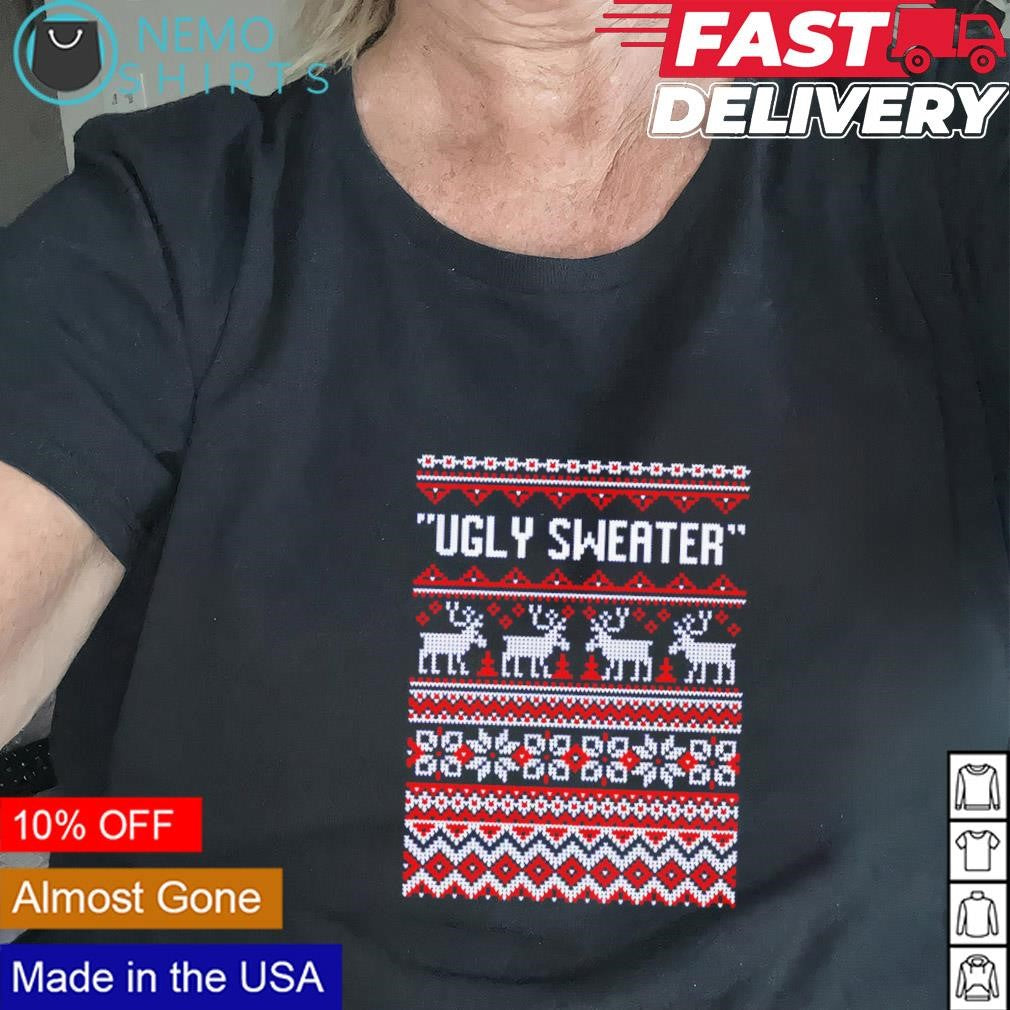 Ugly sweater Christmas - Adult & Kids T-Shirts, Sweatshirts & Hoodies apparel design preview 2