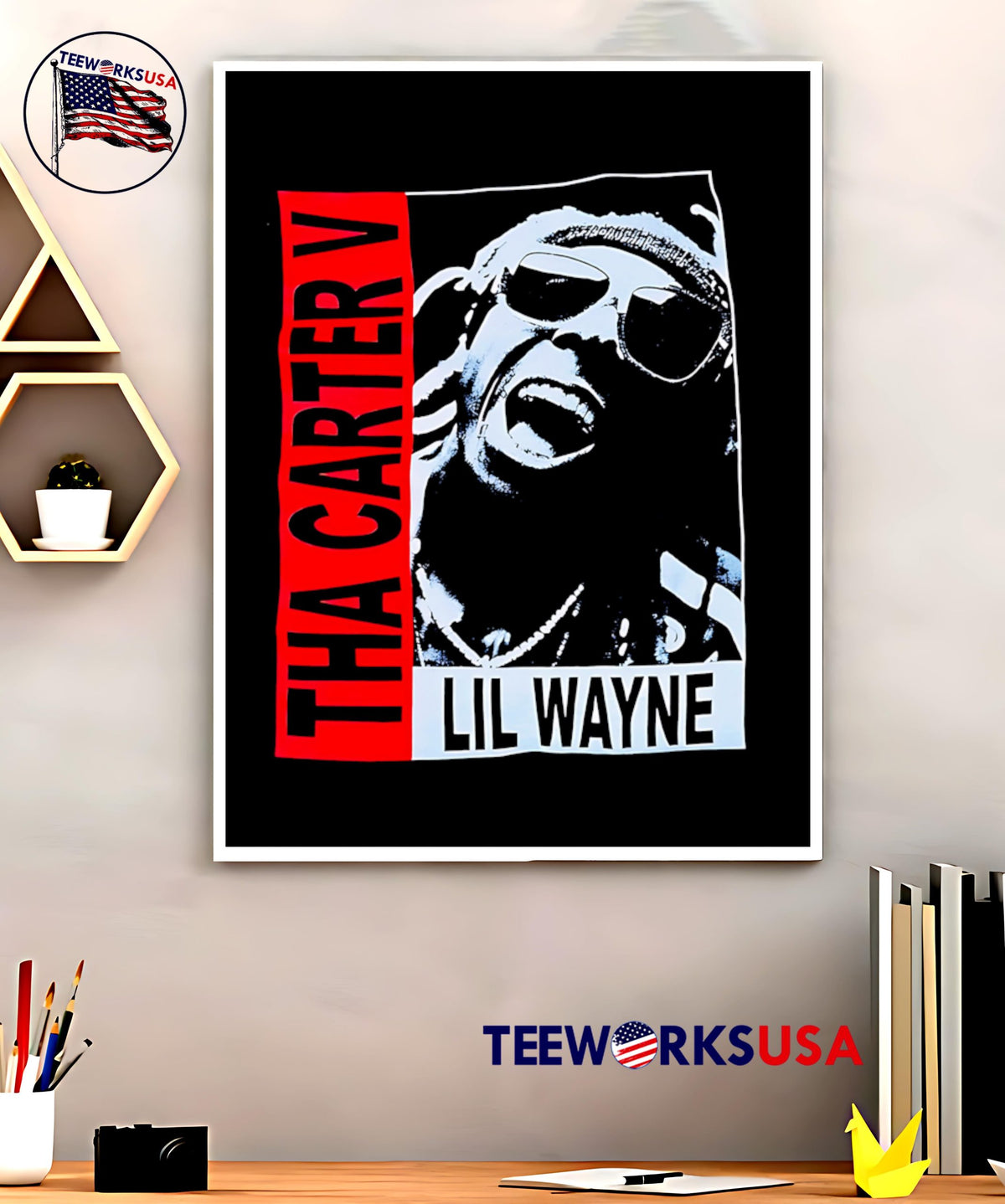 Lil Wayne Tha Carter V retro - Adult & Kids T-Shirts, Sweatshirts & Hoodies apparel design preview 5