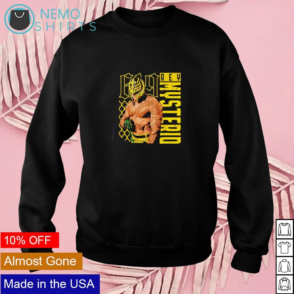 Rey Mysterio wrestling pose - Adult & Kids T-Shirts, Sweatshirts & Hoodies apparel design preview 3
