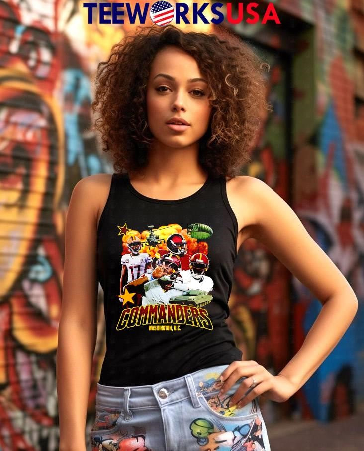 Commanders Washington D.C. Military Tank Football - Adult & Kids T-Shirts, Sweatshirts & Hoodies apparel design preview 7
