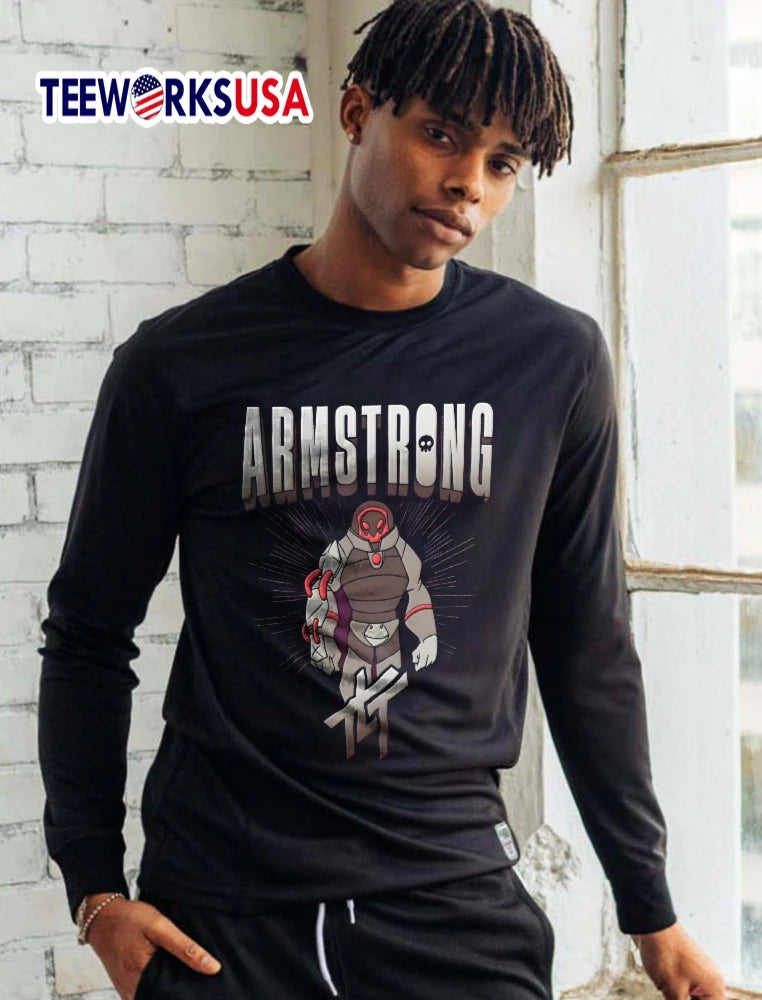 Living Tombstone Armstrong Cartoon Armored Robot - Adult & Kids T-Shirts, Sweatshirts & Hoodies apparel design preview 5