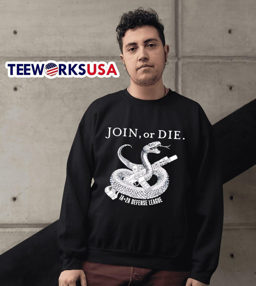 Alex Jones join or die - Adult & Kids T-Shirts, Sweatshirts & Hoodies apparel design preview 3