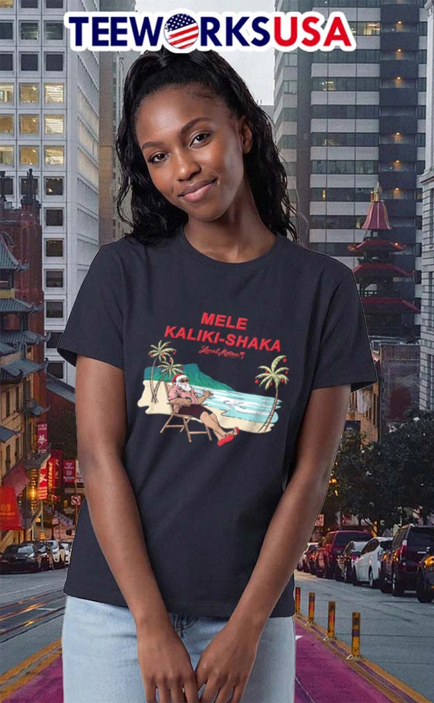 Mele Kaliki-Shaka - Adult & Kids T-Shirts, Sweatshirts & Hoodies apparel design preview 2