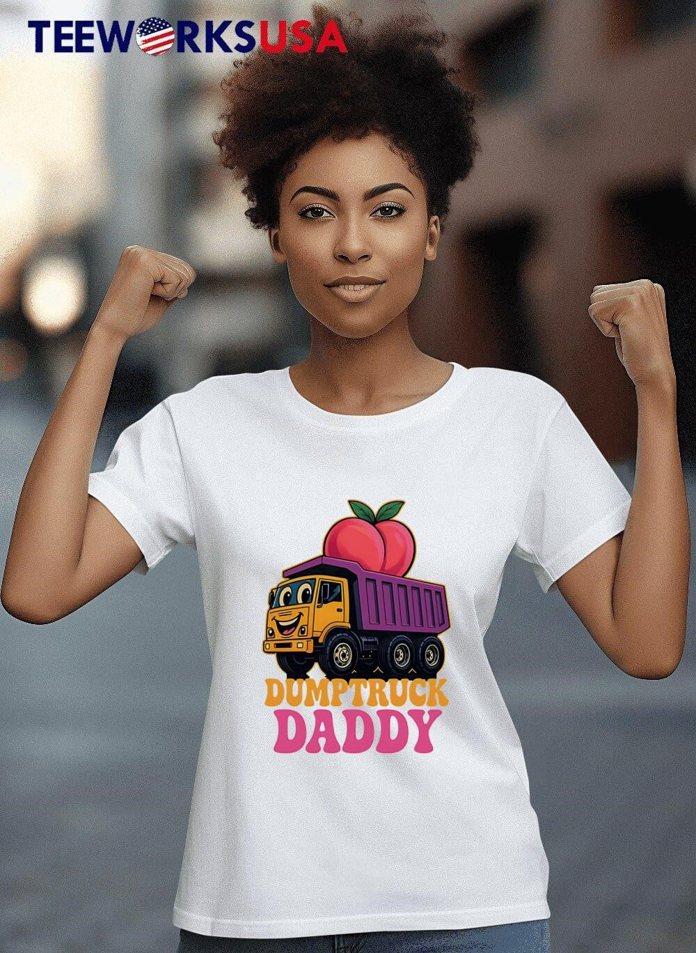 Dumptruck Daddy cute funny - Adult & Kids T-Shirts, Sweatshirts & Hoodies apparel design preview 8