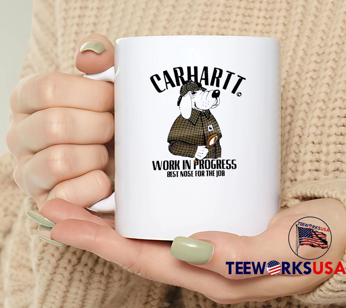 Carhartt Work In Progress Best Nose For The Job - Adult & Kids T-Shirts, Sweatshirts & Hoodies apparel design preview 4