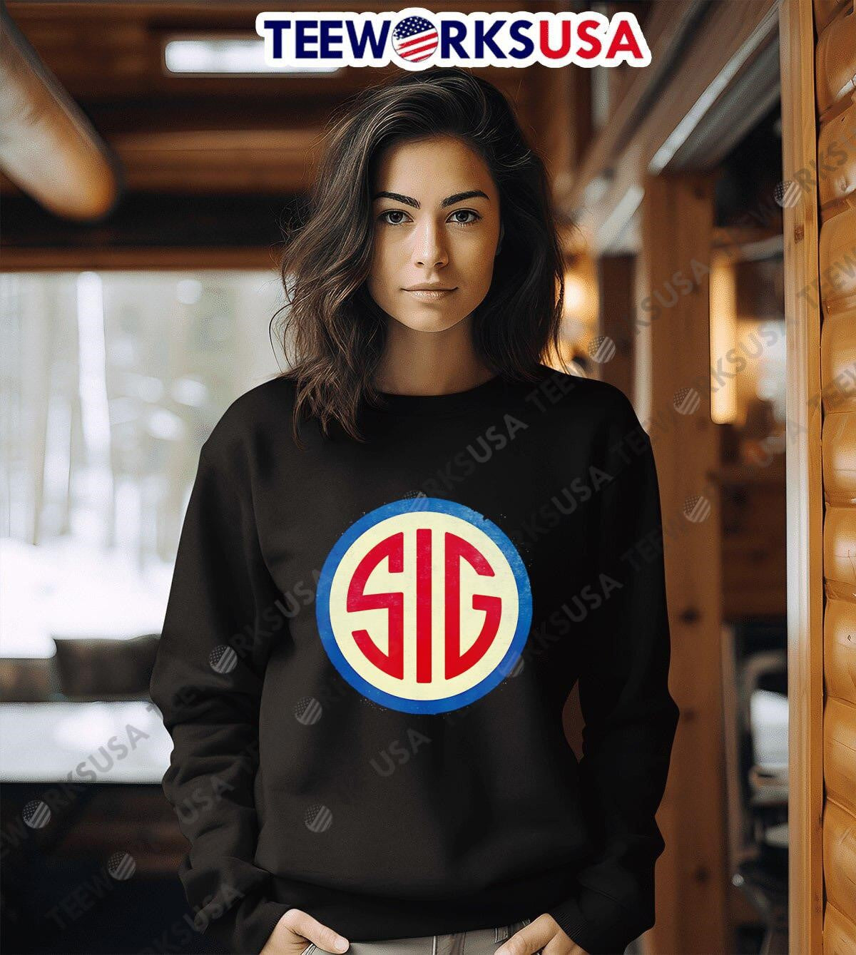 SIG logo retro - Adult & Kids T-Shirts, Sweatshirts & Hoodies apparel design preview 3