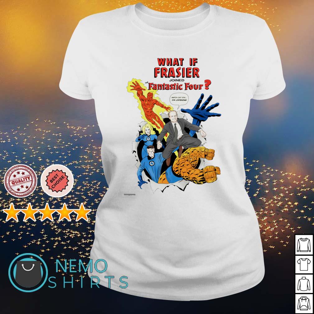 What if Frasier Fantastic Four - Adult & Kids T-Shirts, Sweatshirts & Hoodies apparel design preview 3