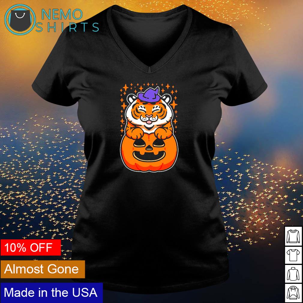 Witch tiger happy Halloween - Adult & Kids T-Shirts, Sweatshirts & Hoodies apparel design preview 5