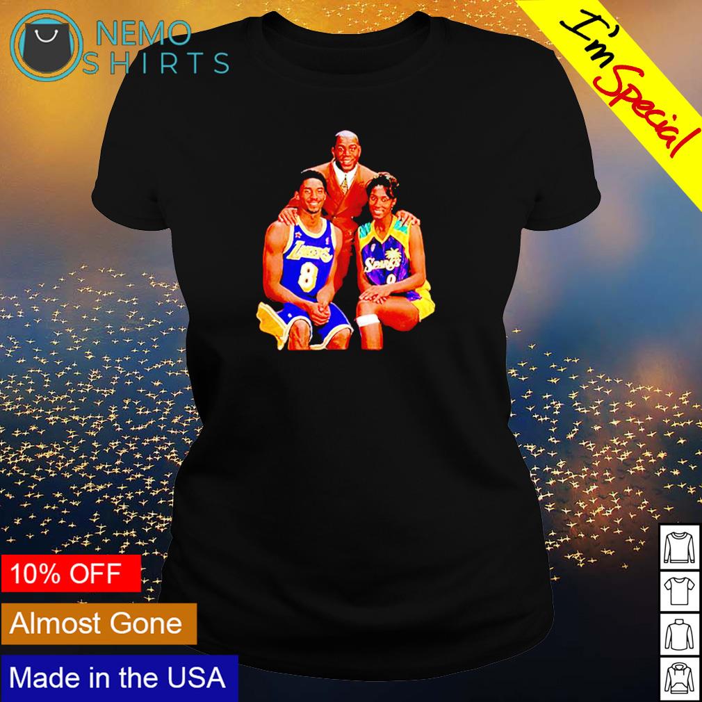 Kobe Bryant magic Johnson and Lisa - Adult & Kids T-Shirts, Sweatshirts & Hoodies product image 3