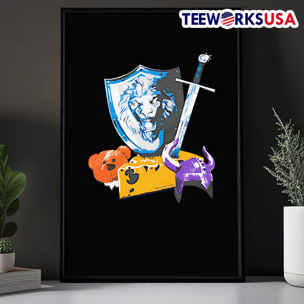 Lions NFC North CT - Adult & Kids T-Shirts, Sweatshirts & Hoodies apparel design preview 5