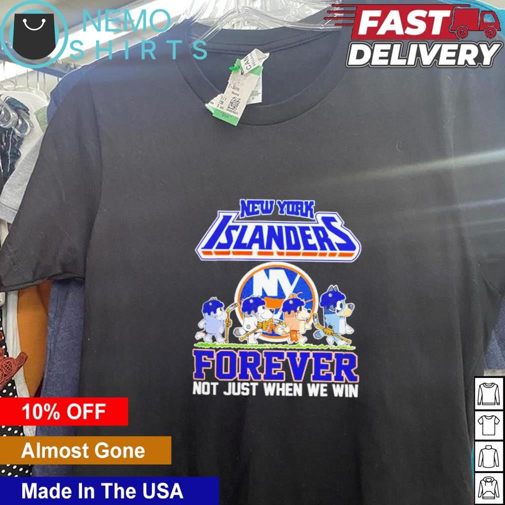 The Bluey characters walking New York Islanders - Adult & Kids T-Shirts, Sweatshirts & Hoodies product image 5