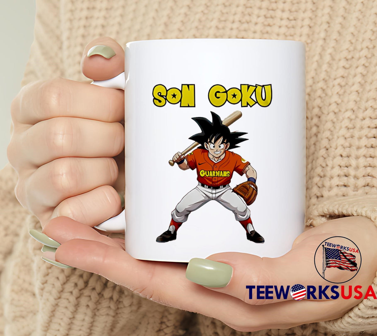 Cleveland Guardians x Son Goku Dragon Ball Night 2025 - Adult & Kids T-Shirts, Sweatshirts & Hoodies apparel design preview 6