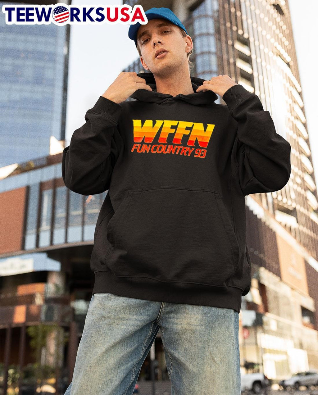 Wffn Fun Country 93 - Adult & Kids T-Shirts, Sweatshirts & Hoodies apparel design preview 3