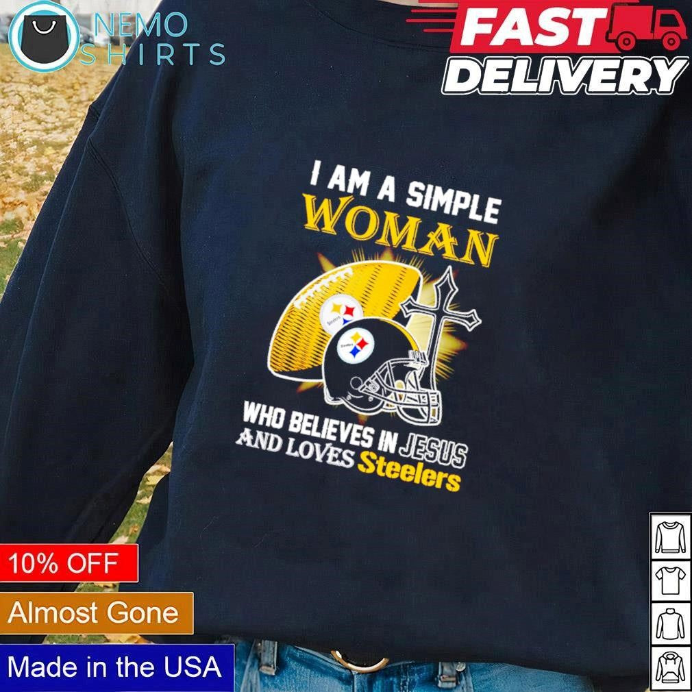 I am a simple woman who believes in Jesus and loves - Adult & Kids T-Shirts, Sweatshirts & Hoodies apparel design preview 1