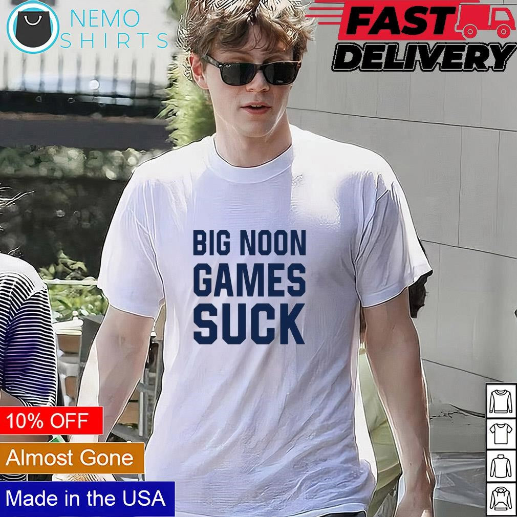 Big noon games suck Penn State - Adult & Kids T-Shirts, Sweatshirts & Hoodies apparel design preview 1