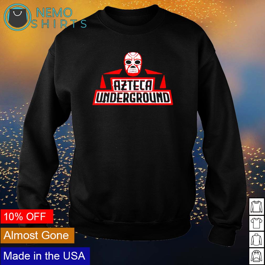 Azteca Underground logo - Adult & Kids T-Shirts, Sweatshirts & Hoodies apparel design preview 4