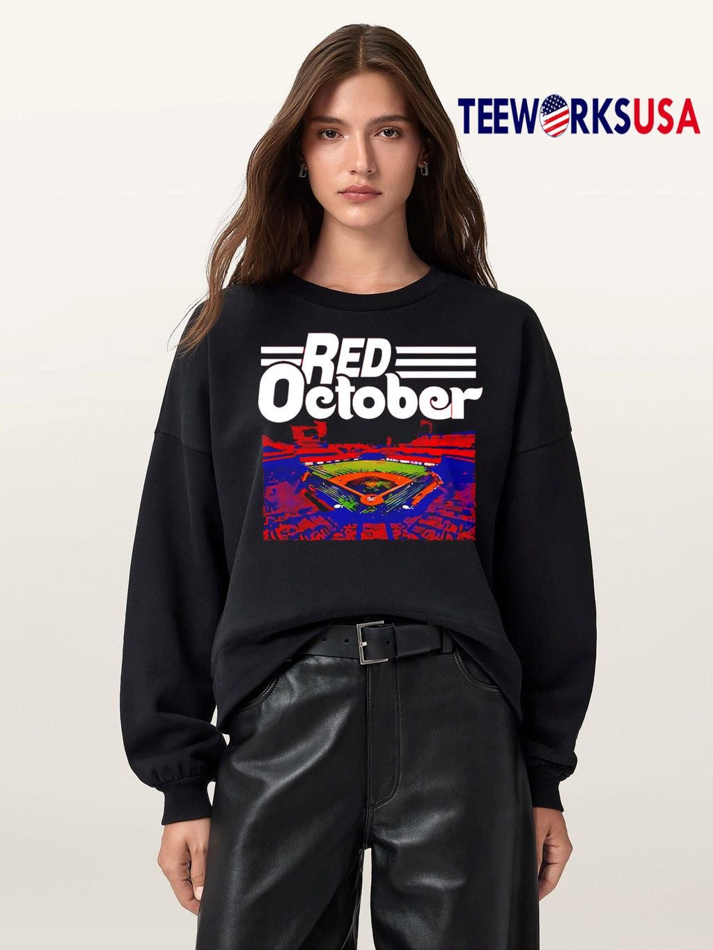Red October Stadium - Adult & Kids T-Shirts, Sweatshirts & Hoodies apparel design preview 5