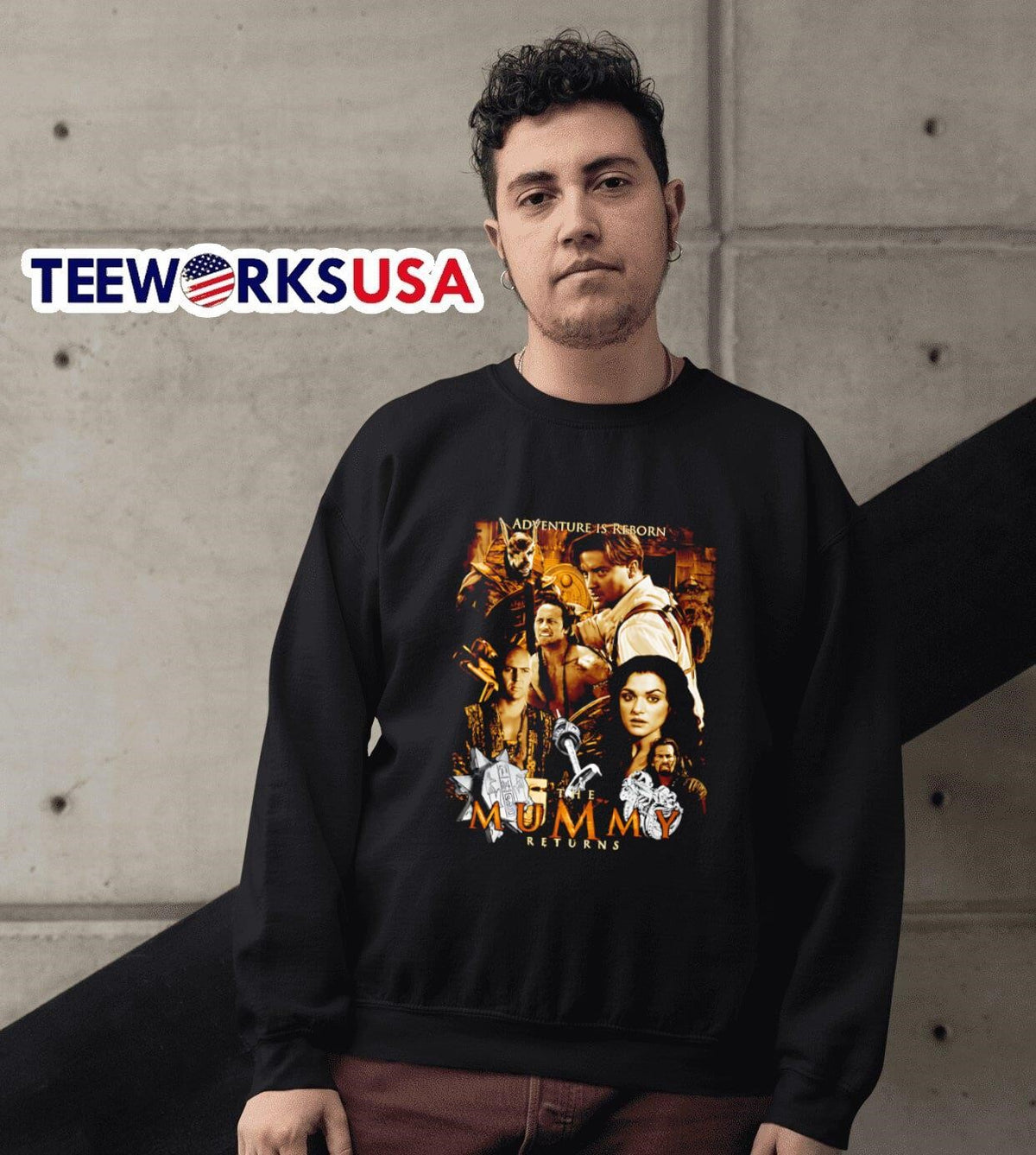 Adventure is reborn The Mummy returns - Adult & Kids T-Shirts, Sweatshirts & Hoodies apparel design preview 6