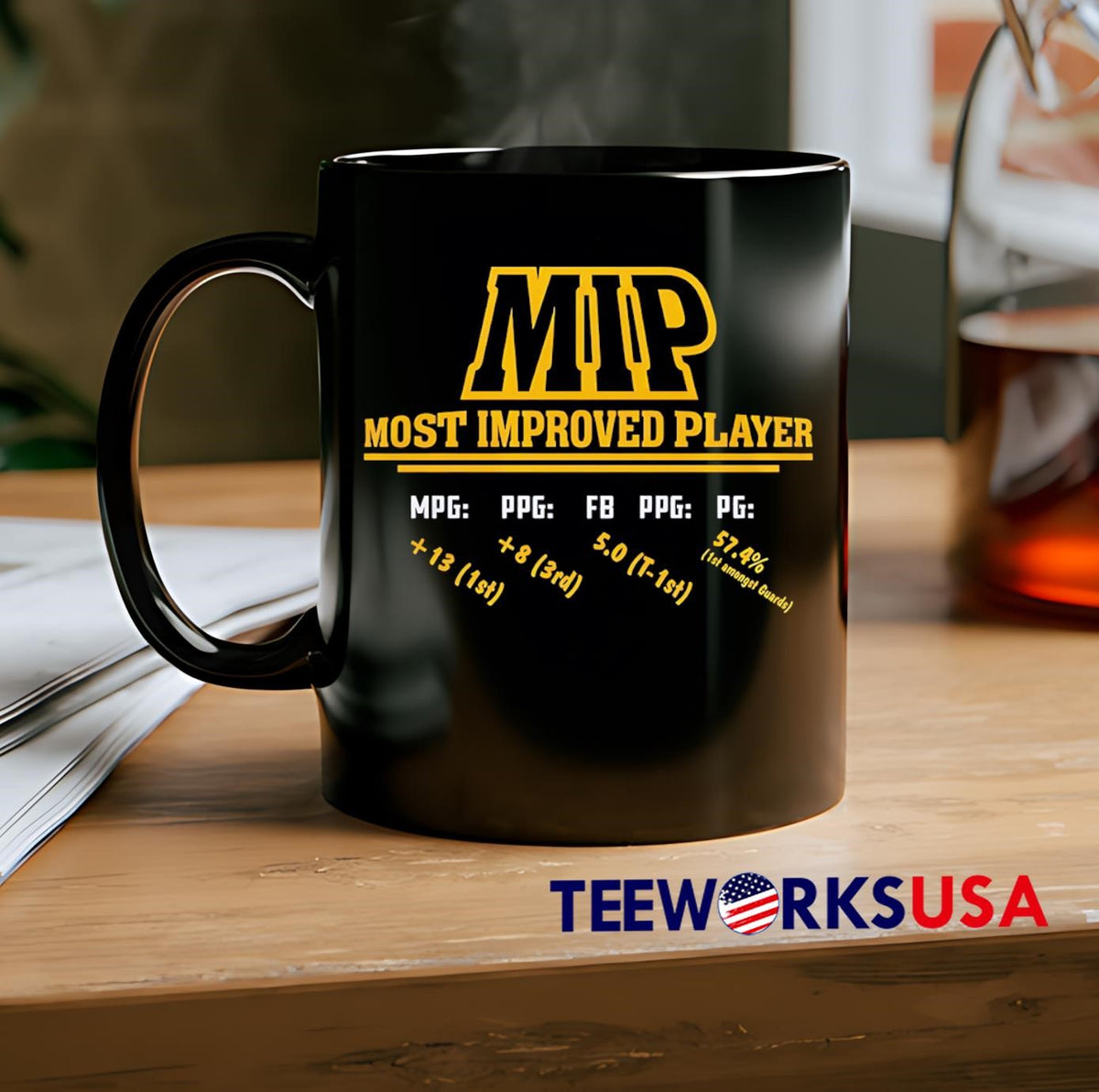MIP most improved player Denver Nuggets - Adult & Kids T-Shirts, Sweatshirts & Hoodies apparel design preview 2