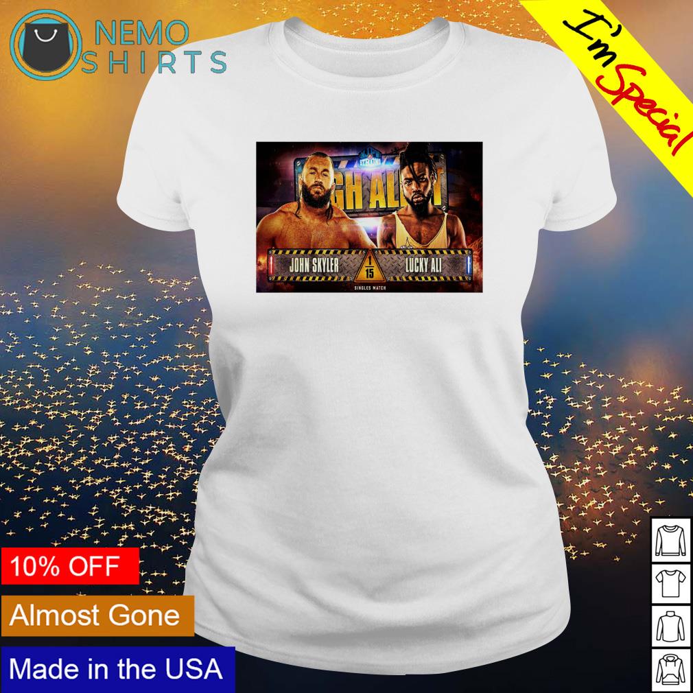 John Skyler vs Lucky Ali strong high alert - Adult & Kids T-Shirts, Sweatshirts & Hoodies apparel design preview 3