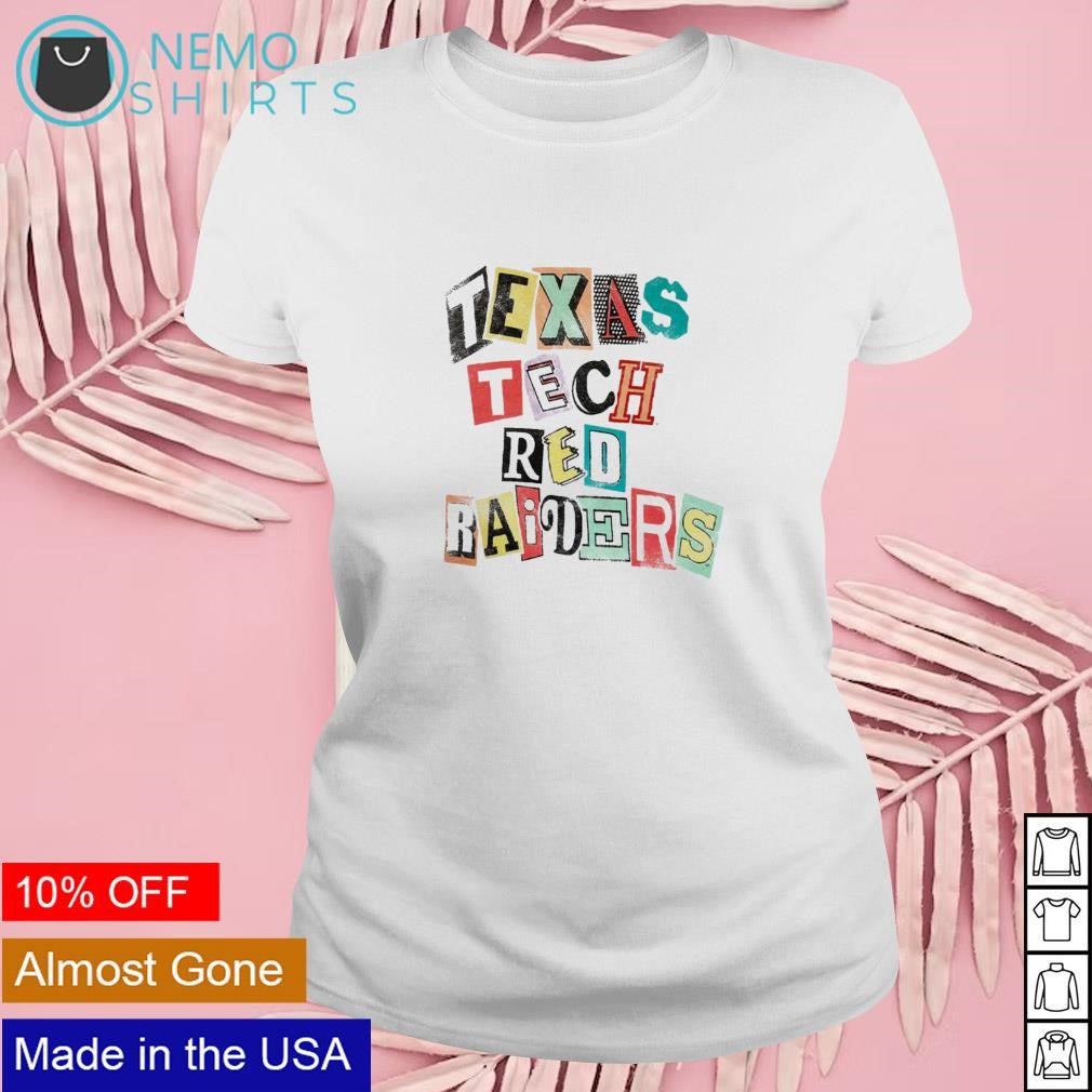 Texas Tech Red Raiders ransom note - Adult & Kids T-Shirts, Sweatshirts & Hoodies apparel design preview 4