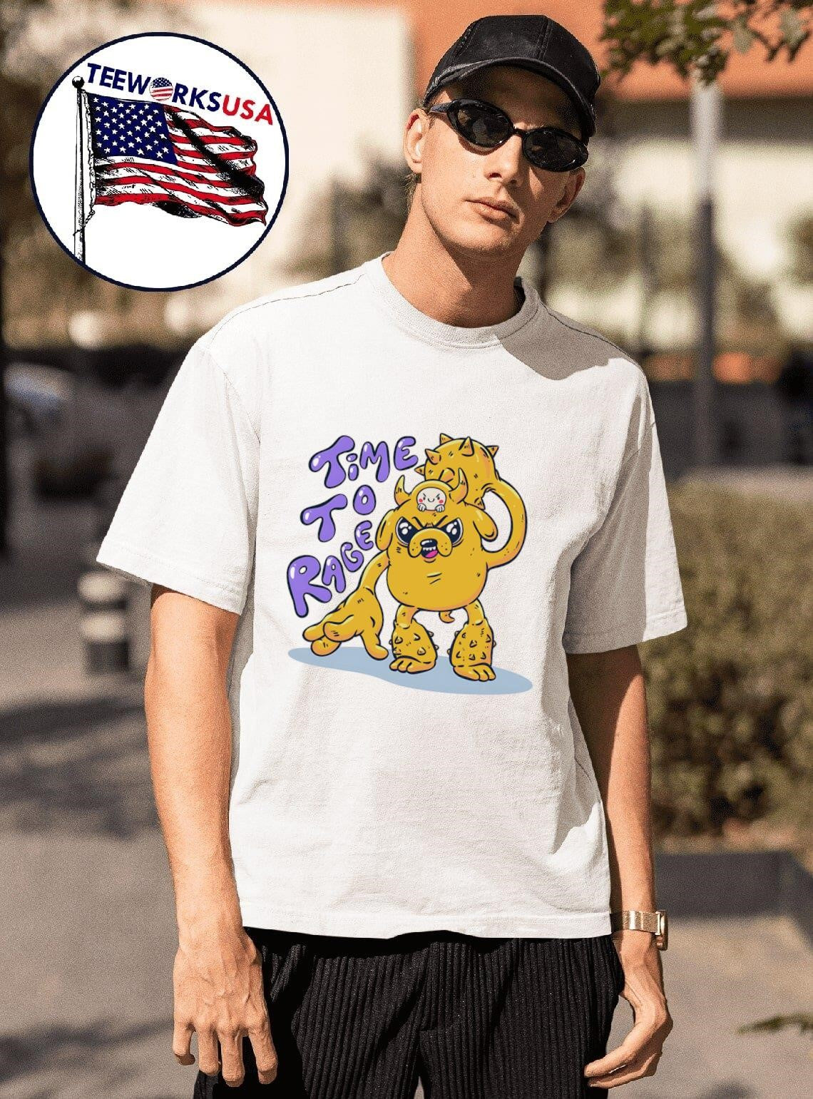 Adventure Time to rage - Adult & Kids T-Shirts, Sweatshirts & Hoodies apparel design preview 1