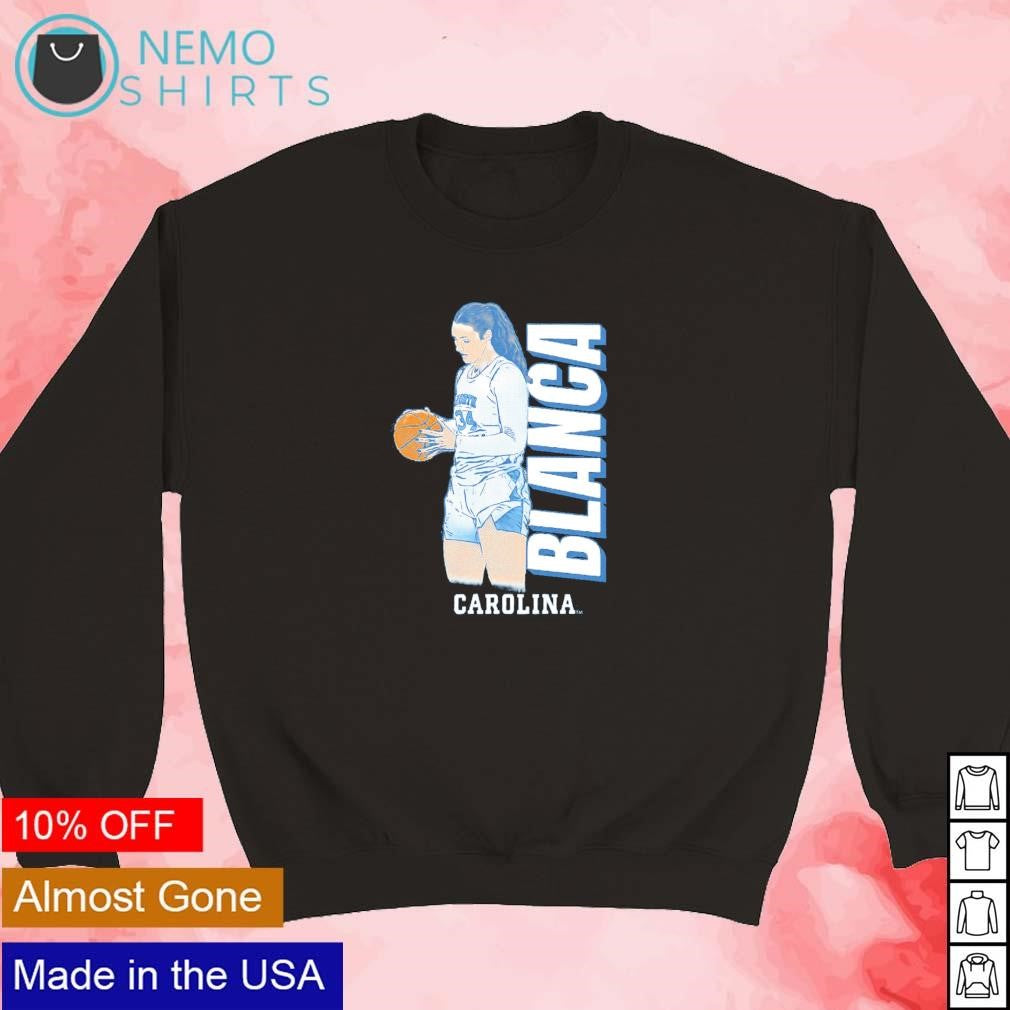 Blanca Thomas North Carolina Tar Heels cartoon player - Adult & Kids T-Shirts, Sweatshirts & Hoodies apparel design preview 5