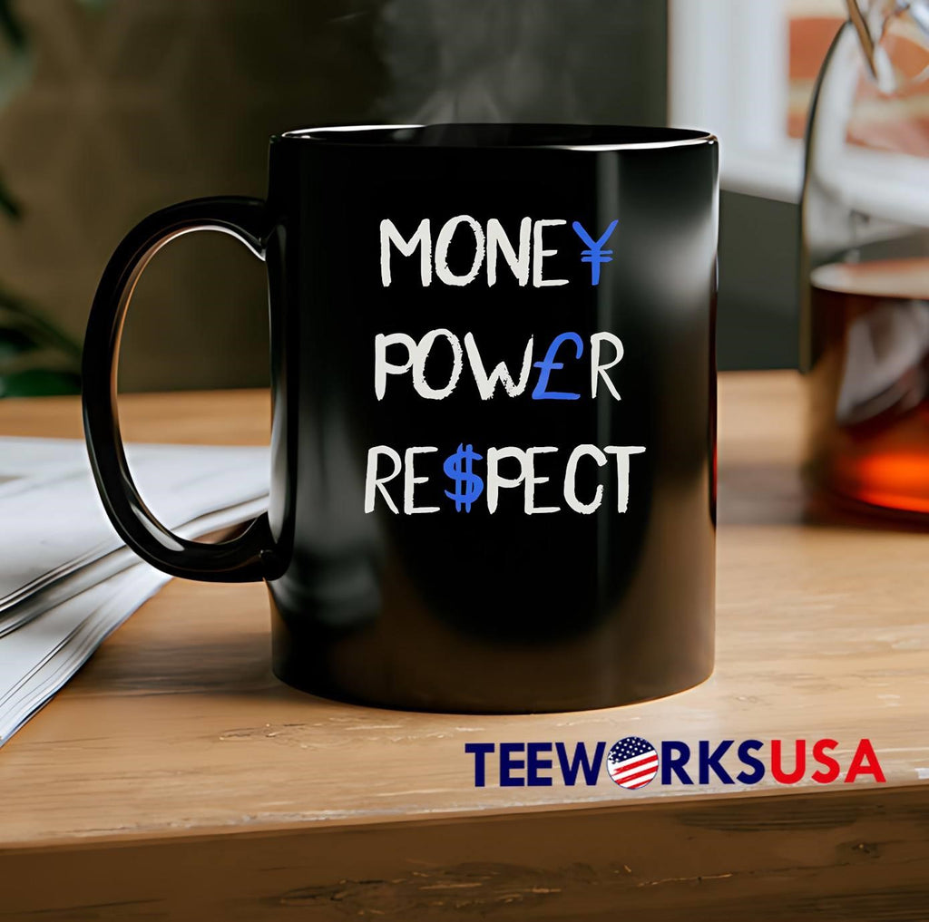 Money Power Respect simple - Adult & Kids T-Shirts, Sweatshirts & Hoodies apparel design preview 2