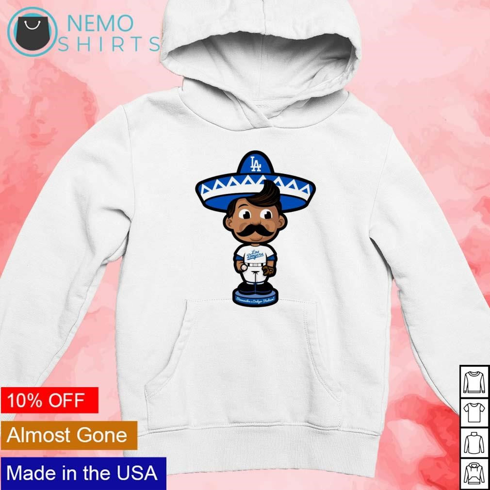 Bienvenidos bobblehead LA Dodgers - Adult & Kids T-Shirts, Sweatshirts & Hoodies apparel design preview 2