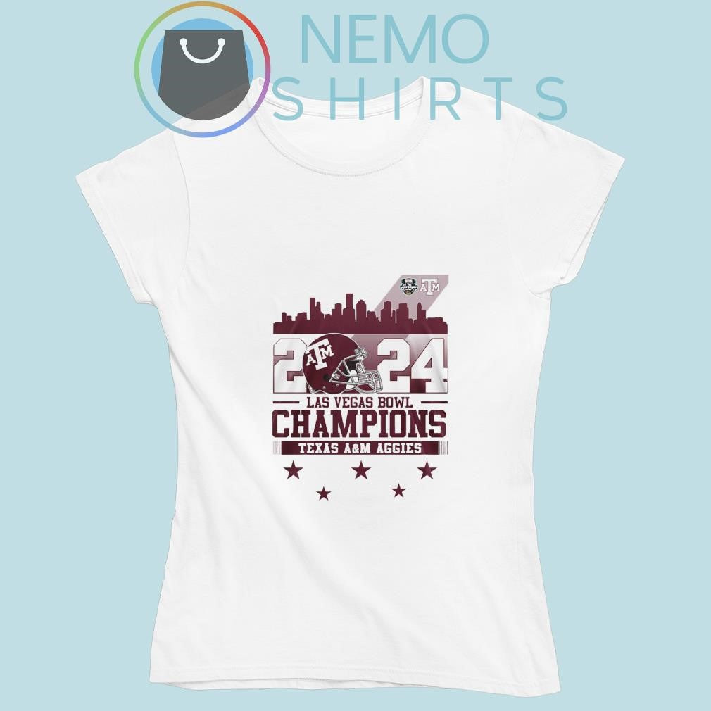 Texas A&M Aggies 2024 Las Vegas Bowl champions city - Adult & Kids T-Shirts, Sweatshirts & Hoodies apparel design preview 5