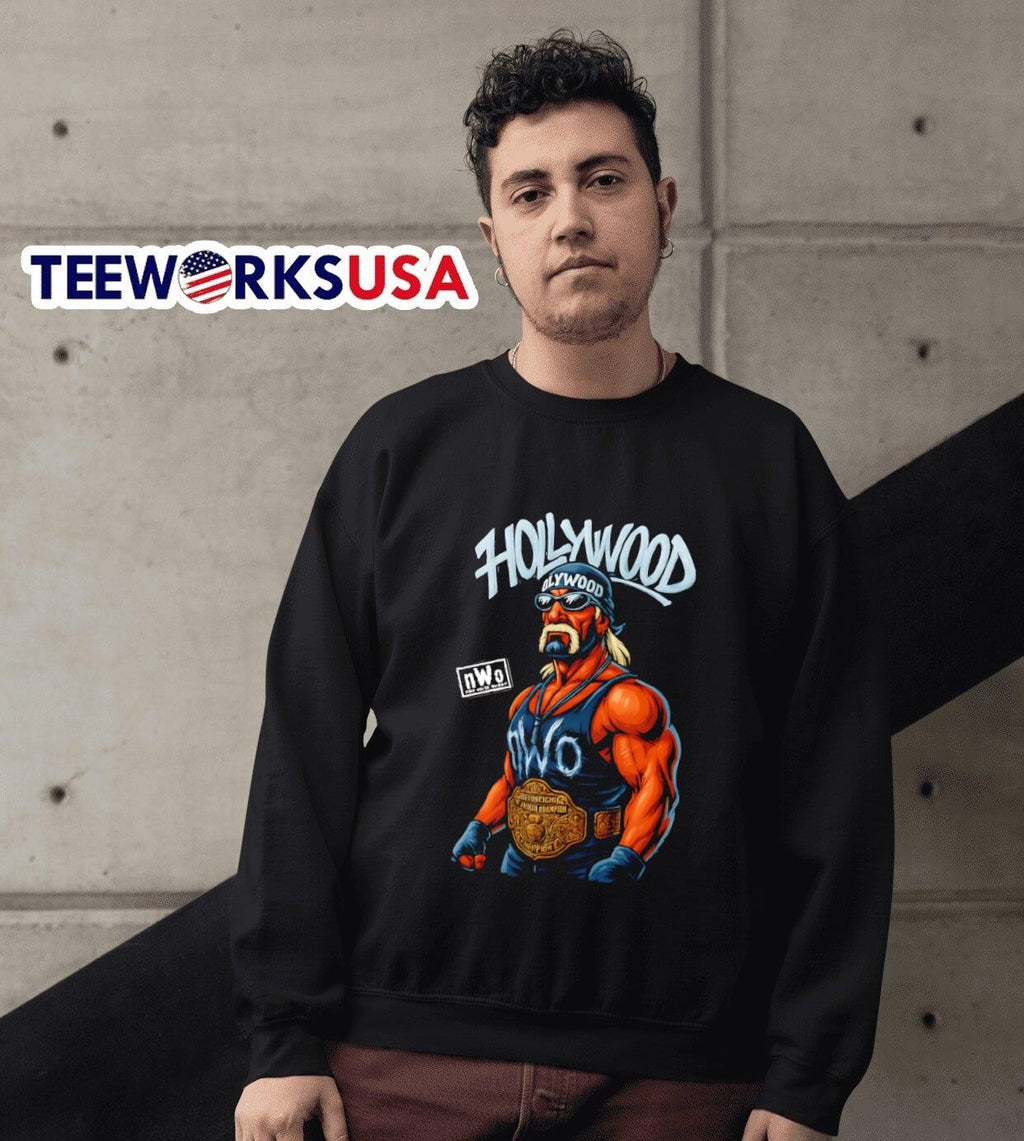 Hollywood Hulk Hogan Hulkamania Forever - Adult & Kids T-Shirts, Sweatshirts & Hoodies apparel design preview 6