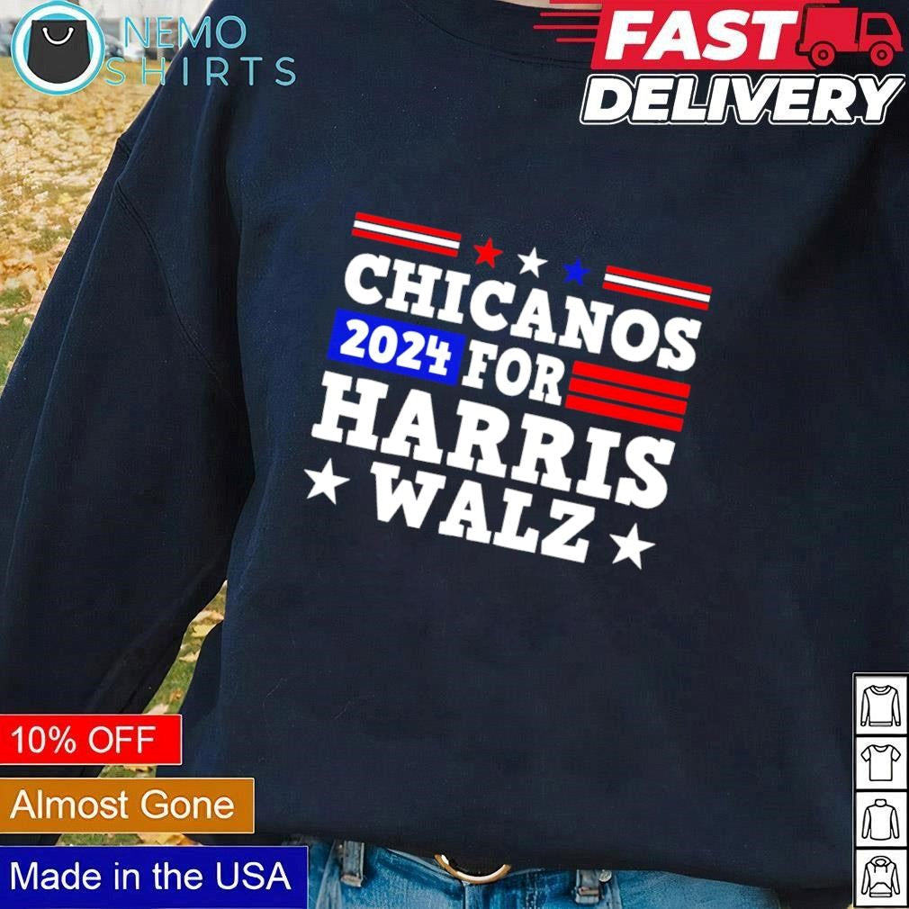 Chicanos for Harris Walz 2024 - Adult & Kids T-Shirts, Sweatshirts & Hoodies apparel design preview 1