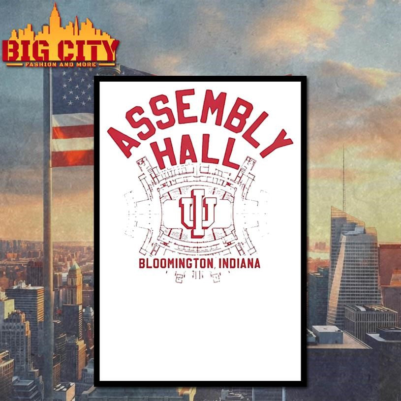 Indianas Assembly Hall - Adult & Kids T-Shirts, Sweatshirts & Hoodies apparel design preview 4