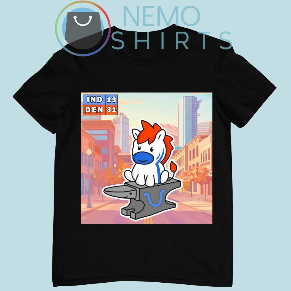 Denver Broncos neigh to victory IND vs DEN score 13 - Adult & Kids T-Shirts, Sweatshirts & Hoodies apparel design preview 4